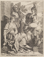 KG 05490
<br/>
Allegorie op de beeldhouw- en schilderkunst
<br/>
<em>Lairesse, Gerard de (1641-1711)</em>